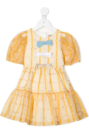 HUCKLEBONES LONDON Kleid mit Puffärmeln