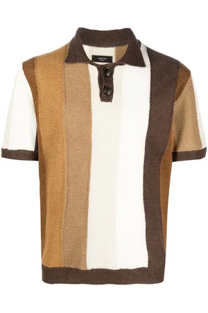 AMIRI Poloshirt in Colour-Block-Optik