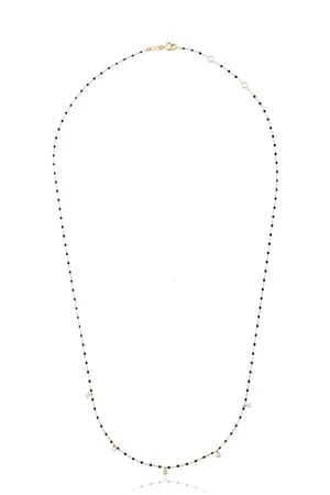 GIGI CLOZEAU 18kt Gelbgoldhalskette mit Diamanten