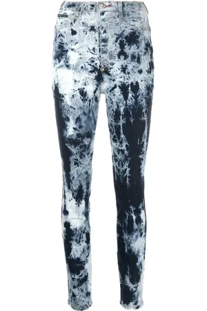 Philipp Plein Skinny-Jeans mit Bleach-Effekt