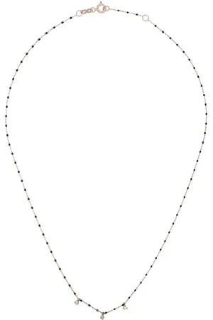 GIGI CLOZEAU 18kt Goldhalskette mit Diamanten