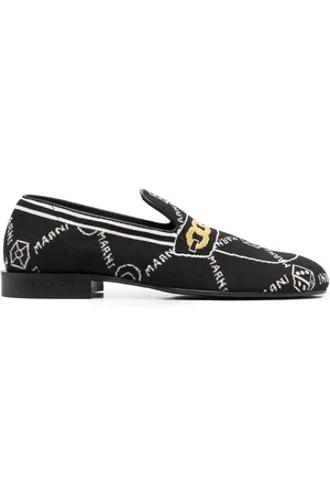 Marni Loafer mit Logo-Print