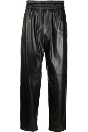 Isabel Marant Lederhose mit hohem Bund