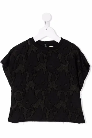 Le pandorine T-Shirt aus floraler Spitze