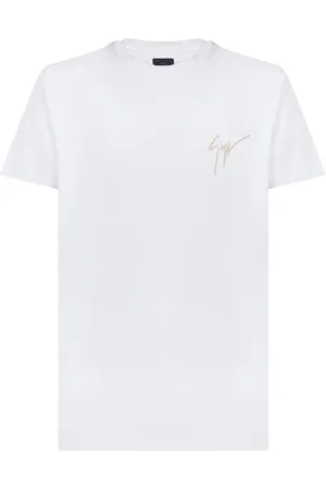 Giuseppe Zanotti T-Shirt mit Logo-Stickerei
