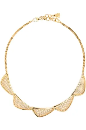 Lanvin 1980s Halskette mit Strass