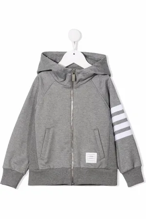Thom Browne Gestreifte Kapuzenjacke