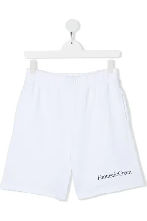 Msgm TEEN Shorts mit Logo-Print