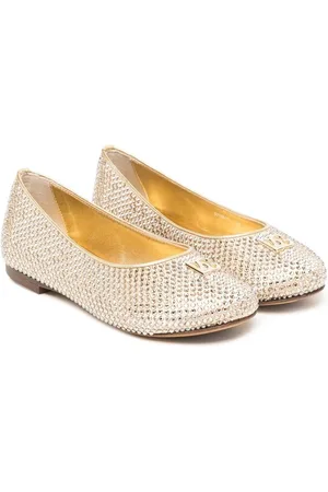 Dolce & Gabbana TEEN Ballerinas mit Kristallen