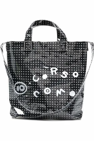 10 CORSO COMO Beschichteter Shopper mit Logo-Print