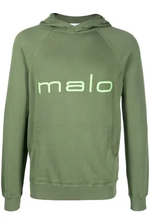 Malo Hoodie mit Logo-Print