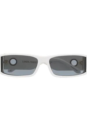 Linda Farrow Sonnenbrille mit eckigem Gestell