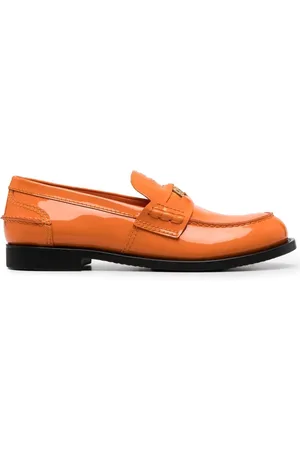 Miu Miu Loafer mit Logo-Schild