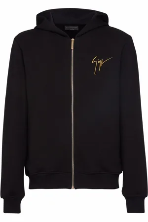 Giuseppe Zanotti LR-17 Kapuzenjacke mit Logo-Stickerei