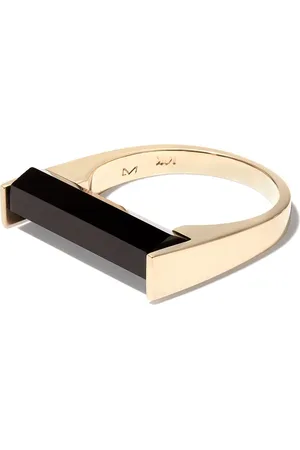 LUIS MORAIS 14kt Gelbgold-Siegelring mit Onyx