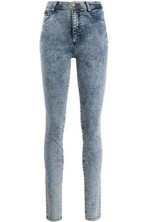 Philipp Plein Jeggings mit Kristallen