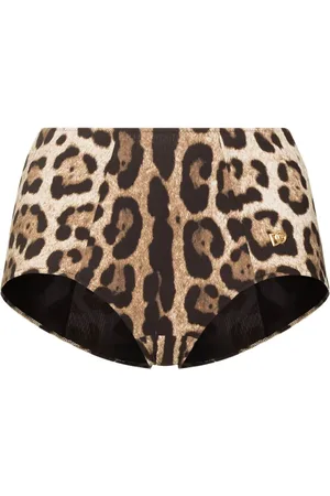 Dolce & Gabbana Bikinihöschen mit Leoparden-Print