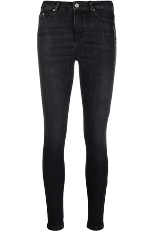 Karl Lagerfeld Skinny-Jeans mit Logo-Print