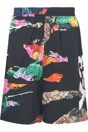 Y-3 Badeshorts mit Blumen-Print