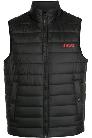 HUGO BOSS Gefütterte Weste mit Reißverschluss