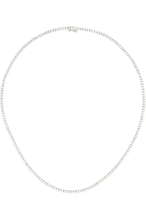 Anita 18kt Weißgold-Choker mit Diamanten