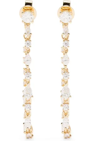 Anita 18kt Gelbgoldohrringe mit Diamanten