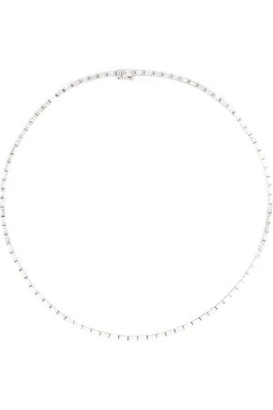 Anita 18kt Weißgold-Choker mit Diamanten