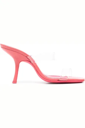 By Far Mules mit transparenten Riemen 95mm