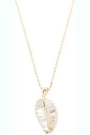 Anita 18kt Gelbgoldhalskette mit Diamanten