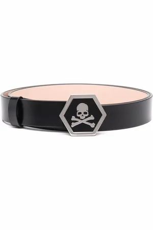 Philipp Plein Gürtel mit Totenkopf