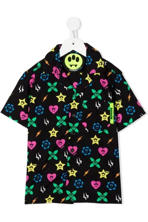 BARROW Poloshirt mit Monogrammmuster