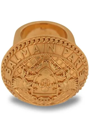 Balmain Ring mit Logo-Gravur