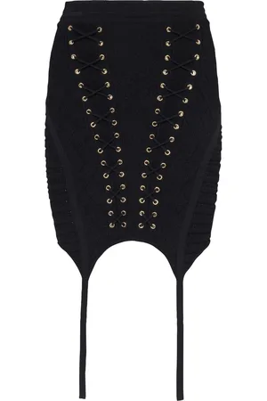 Balmain Gestrickter Minirock