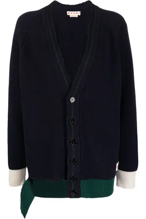 Marni Gerippter Cardigan mit V-Ausschnitt
