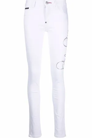 Philipp Plein Verzierte Skinny-Jeans