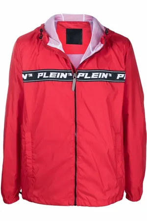Philipp Plein Kapuzenjacke mit Logo-Streifen