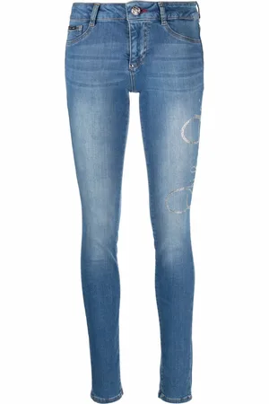 Philipp Plein Jeggings mit Patch