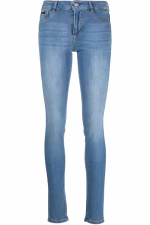 Philipp Plein Hoch sitzende Skinny-Jeggings
