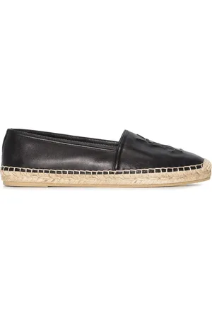 Saint Laurent Espadrilles mit Logo-Prägung