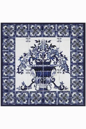 Dolce & Gabbana Schal mit Majolica-Print