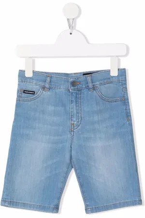 Dolce & Gabbana Jeans-Shorts mit Logo-Patch