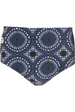 AMIR SLAMA Badeshorts mit abstraktem Print