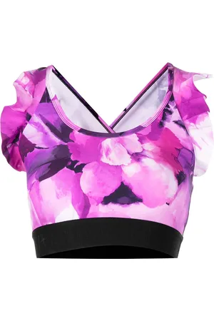 Marchesa Notte Sport-BH mit Blumen-Print