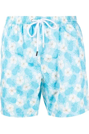 BARBA Badeshorts mit Blumen-Print