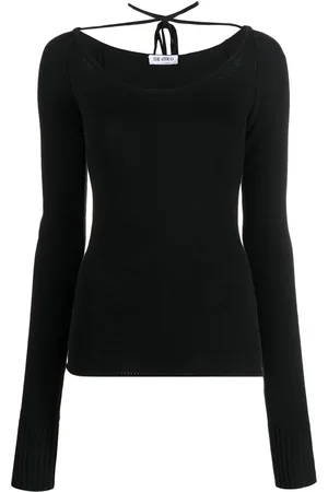 The Attico Strickoberteil mit Riemendetail