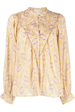 FORTE FORTE Bluse mit abstraktem Print