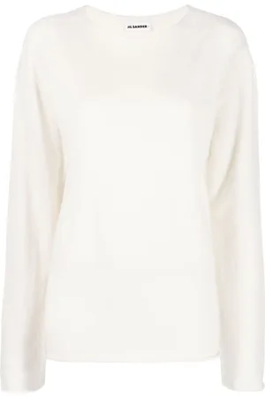 Jil Sander Kaschmirpullover mit Rundhalsausschnitt