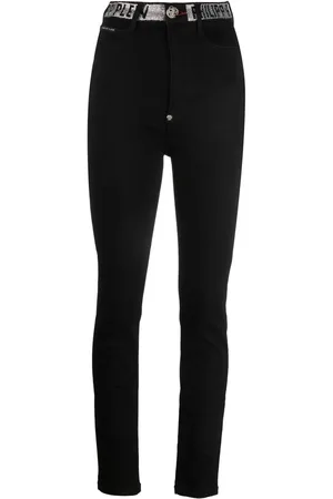 Philipp Plein Skinny-Jeans mit hohem Bund