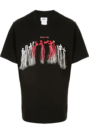 DOUBLET Besticktes T-Shirt mit Fransen