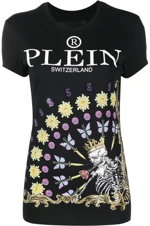 Philipp Plein T-Shirt mit Skelett-Print
